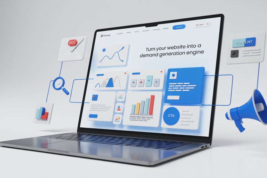 Demand generation website