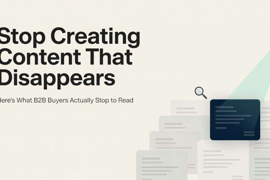 B2B content marketing strategy