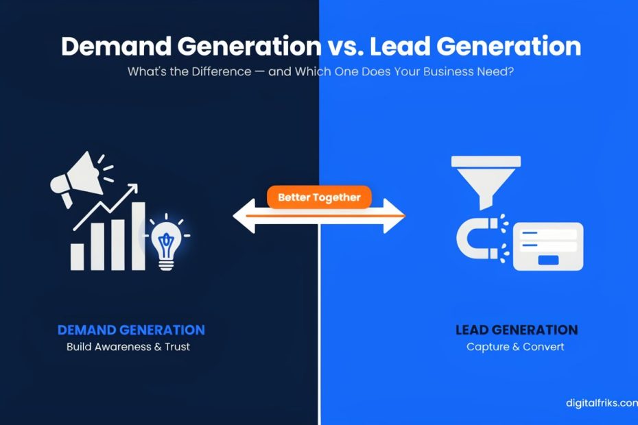 demand generation vs lead generation