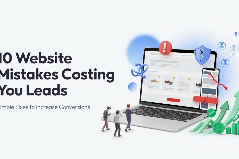 Website mistakes costing leads